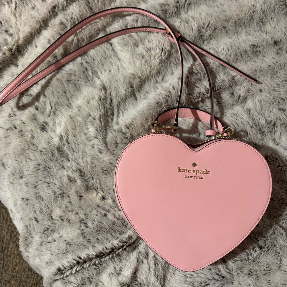 Kate Spade Pink Heart Crossbody Bag
